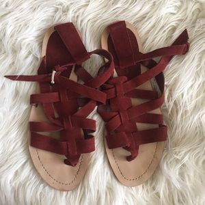 Zara suede sandals